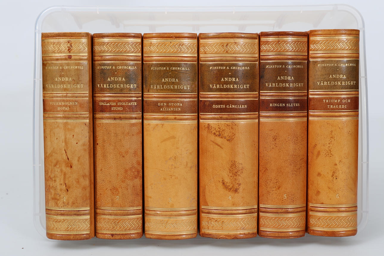 WINSTON CHURCHILL, 6 halvfranska band, Andra världskriget.