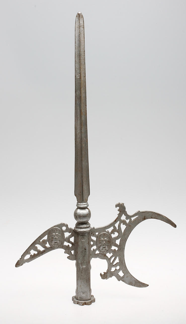HILLEBARD, metall, 1800/1900-tal.