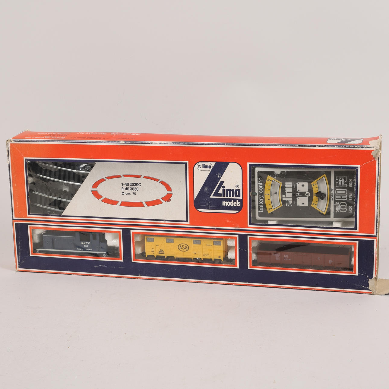 A model train set, Lima, Italy, 1970's.