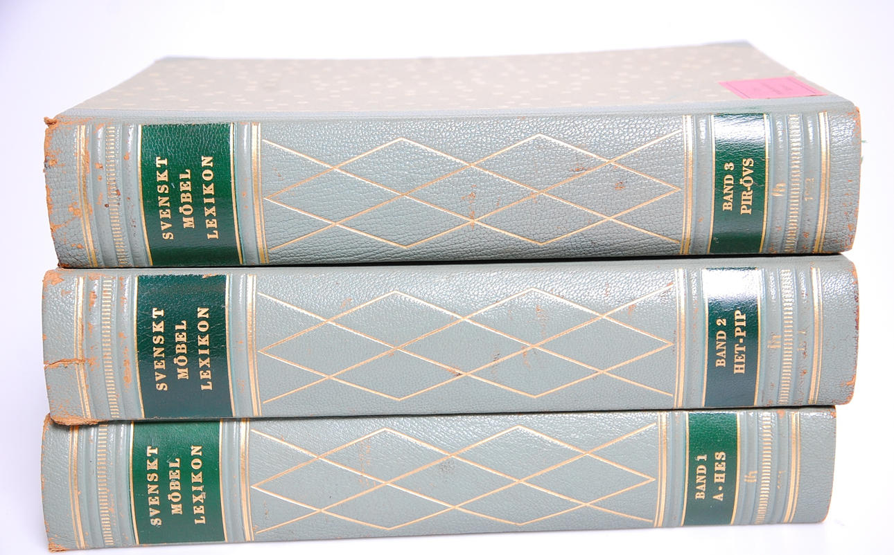 BOKBAND, Svenskt Möbellexikon 1-3.