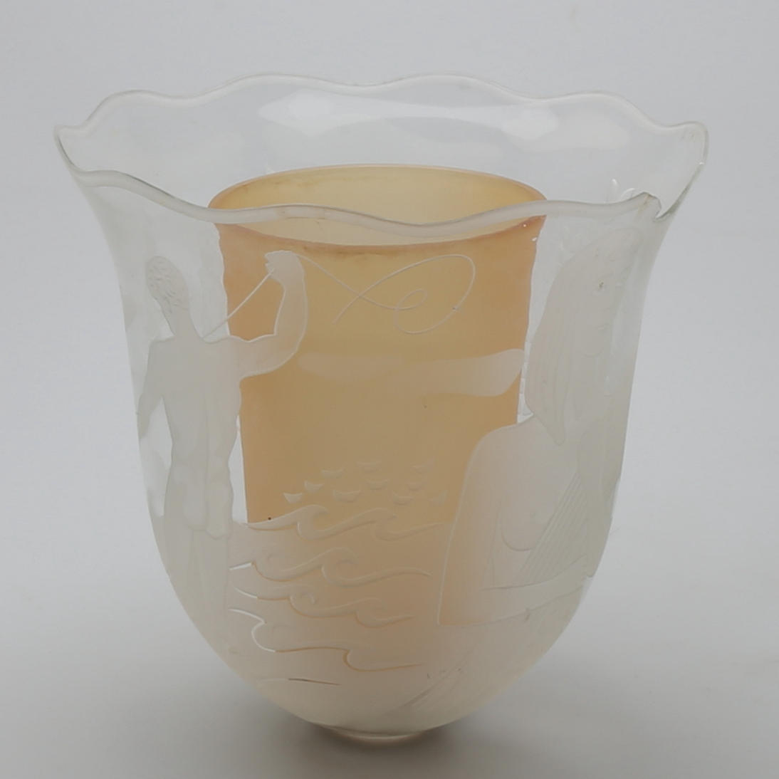 LAMPSKÄRM för golvlampa, glas, Bo Notini, Glössner & co.