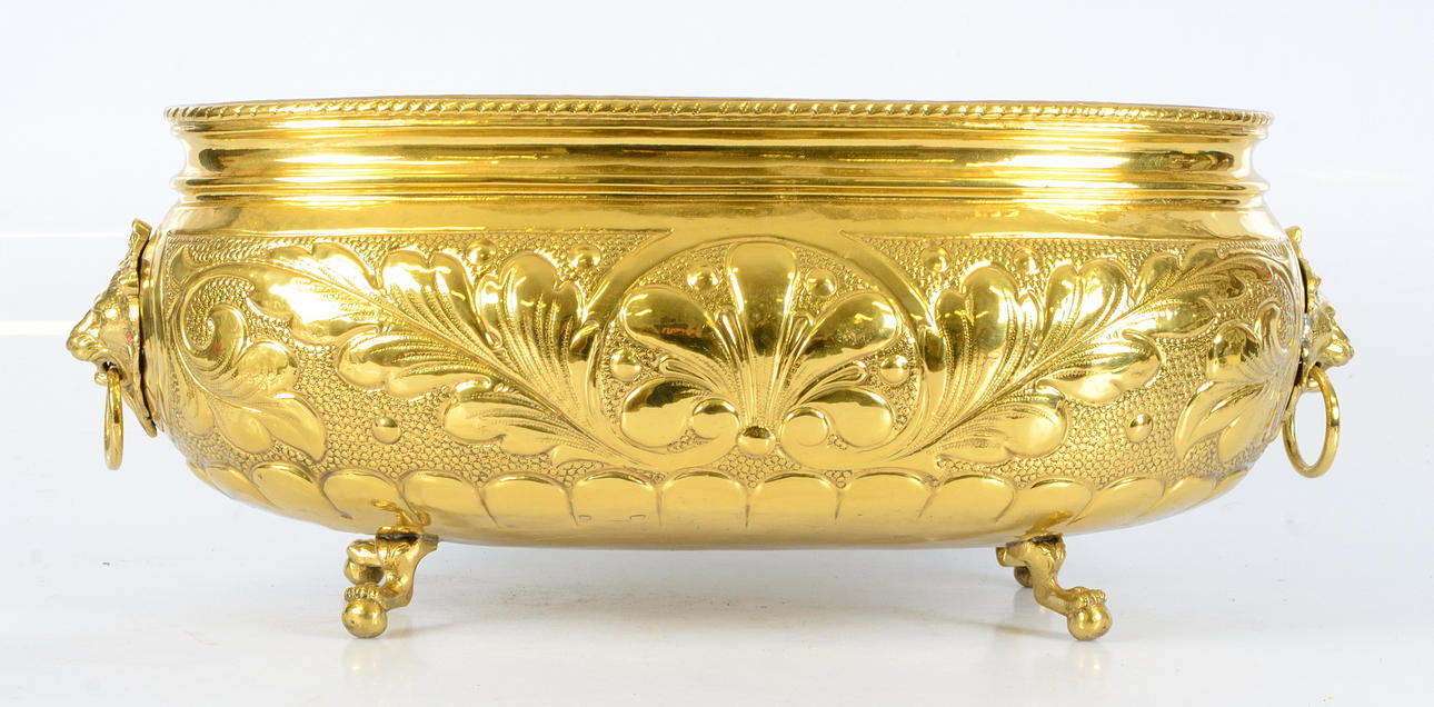 JARDINÉRE, mässing, 1800-talets första hälft.