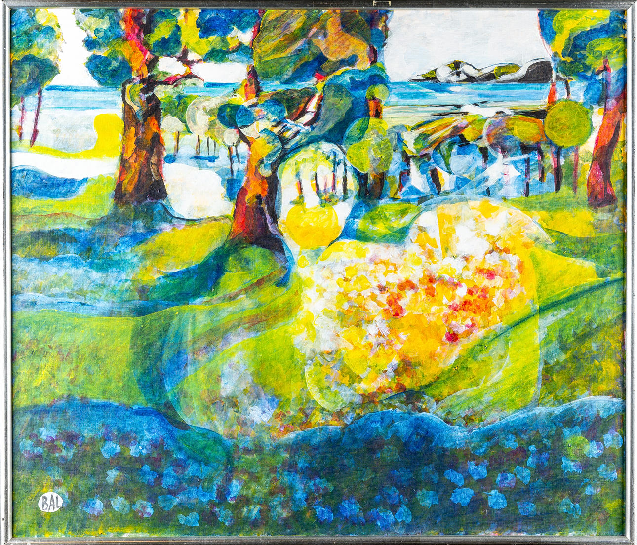 BENGT ARNE LINDEROS. Óleo sobre lienzo.