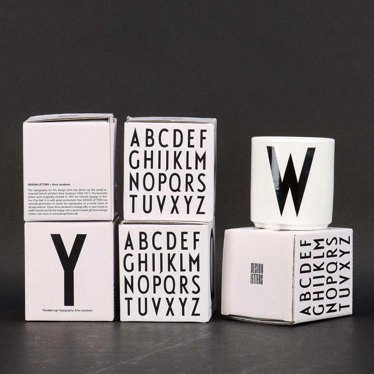 MUGGAR 5 stycken, Design Letters.