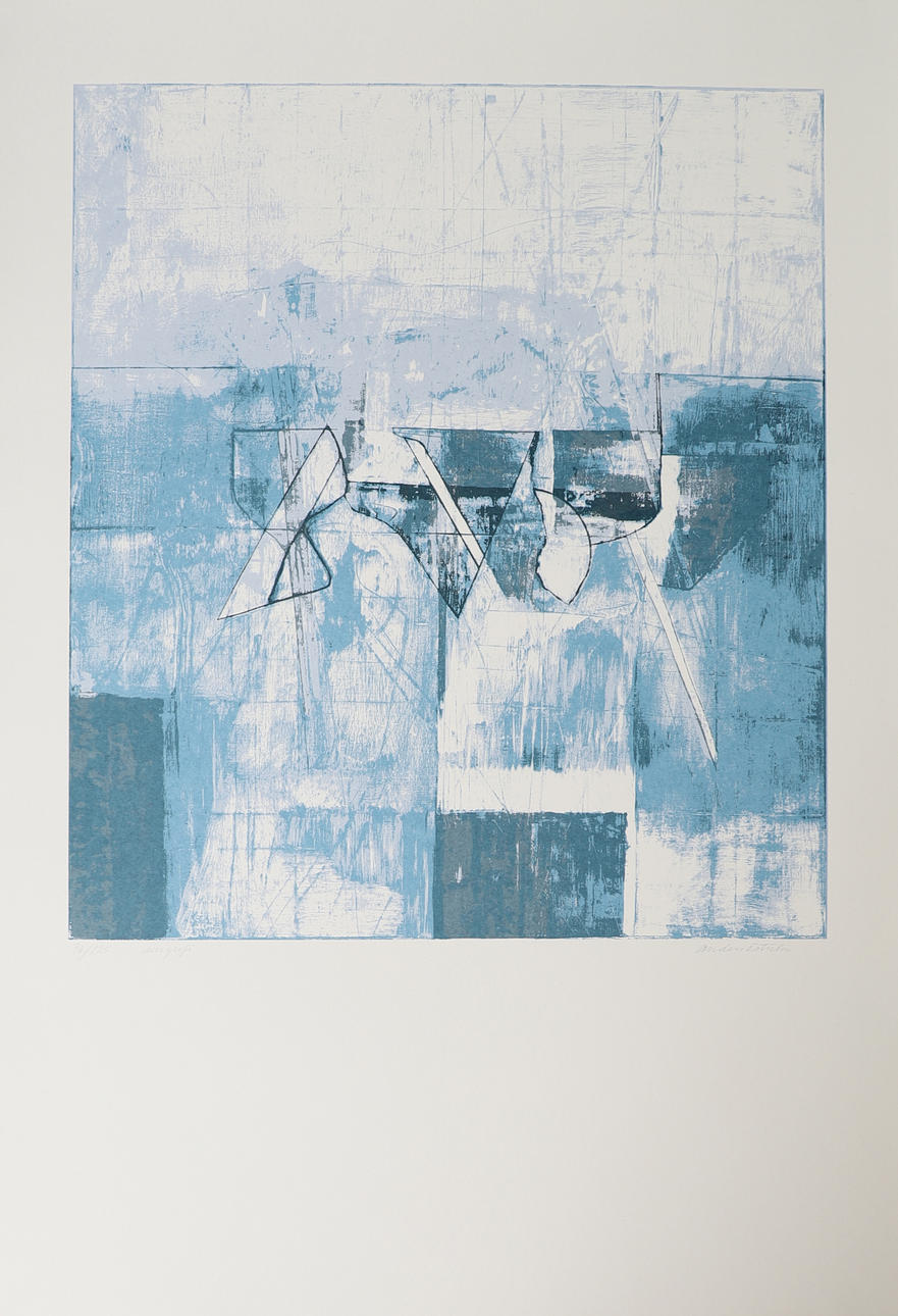 ANDERS ÖSTERLIN. Composition, silkscreen, signed and numbered 36/125.