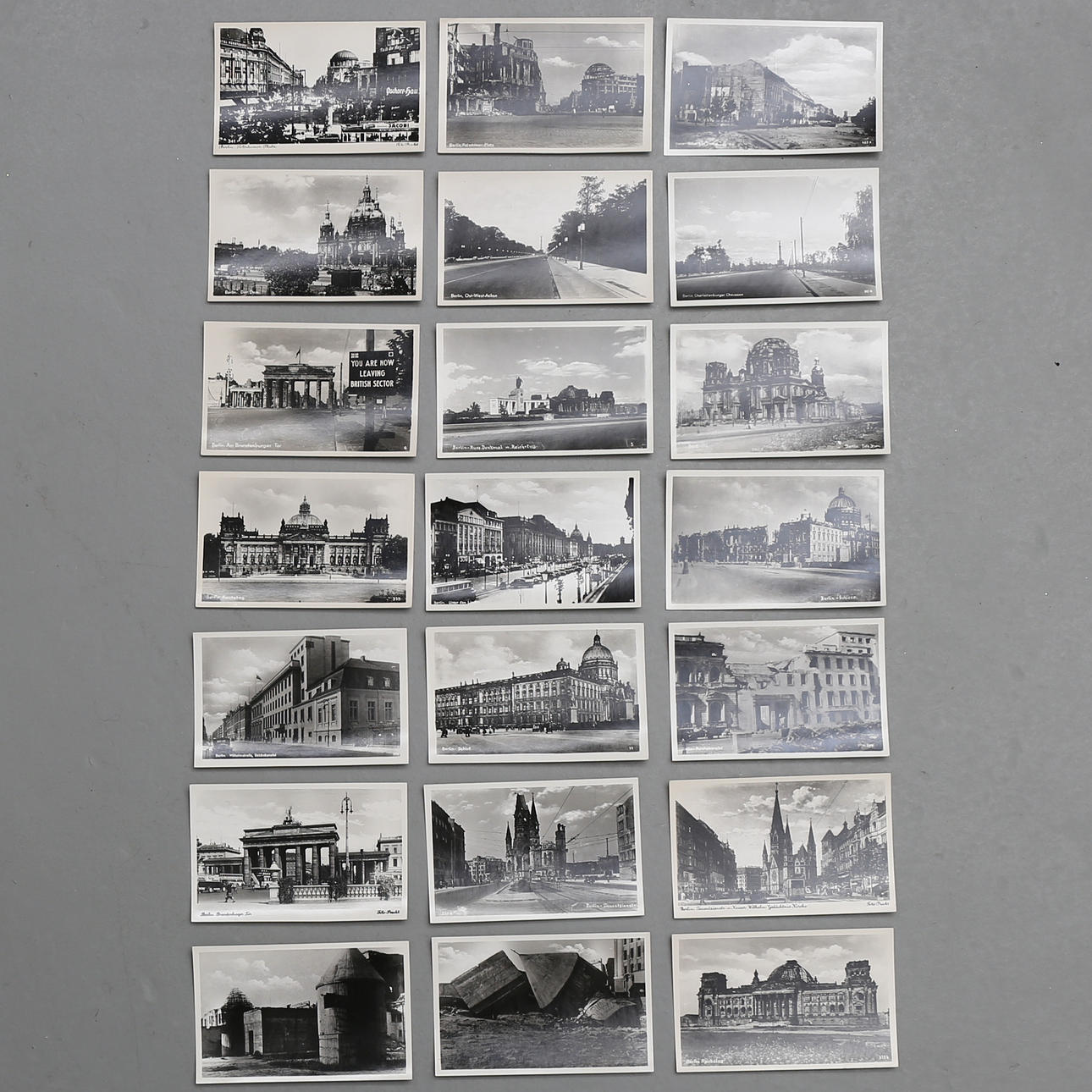 PARTI VYKORT i form av fotografier, 21 st, Berlin, Verlag Rudolf Pracht, Berlin.