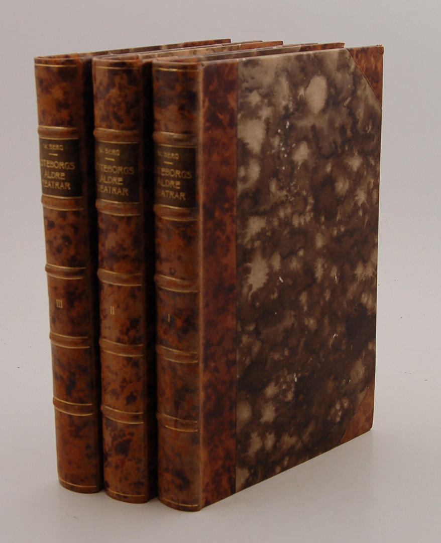 Anteckningar om Göteborgs äldre teatrar.