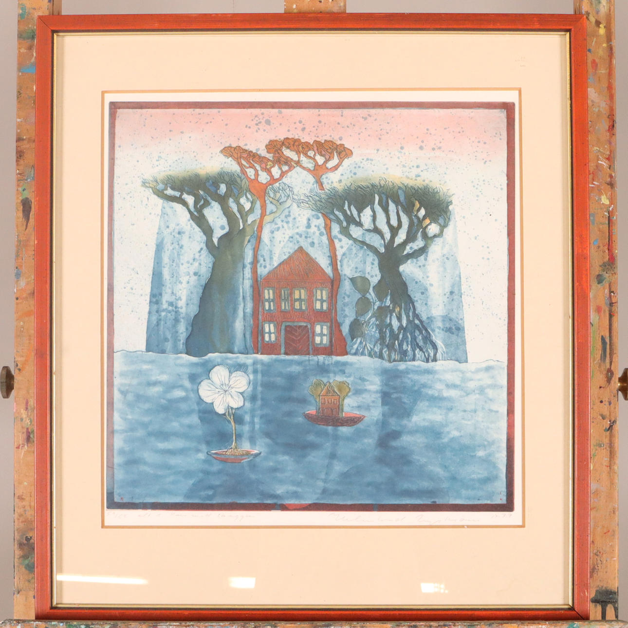 HELMTRUD NYSTRÖM. LITHOGRAPHY, signed and numbered.