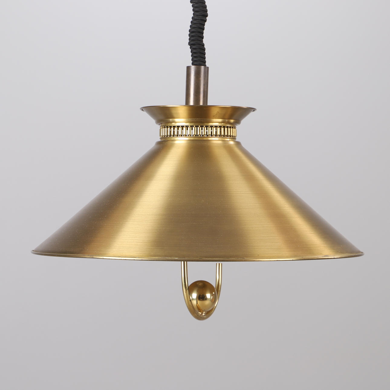 DECKENLEUCHTE, Messing, 1900/2000er.