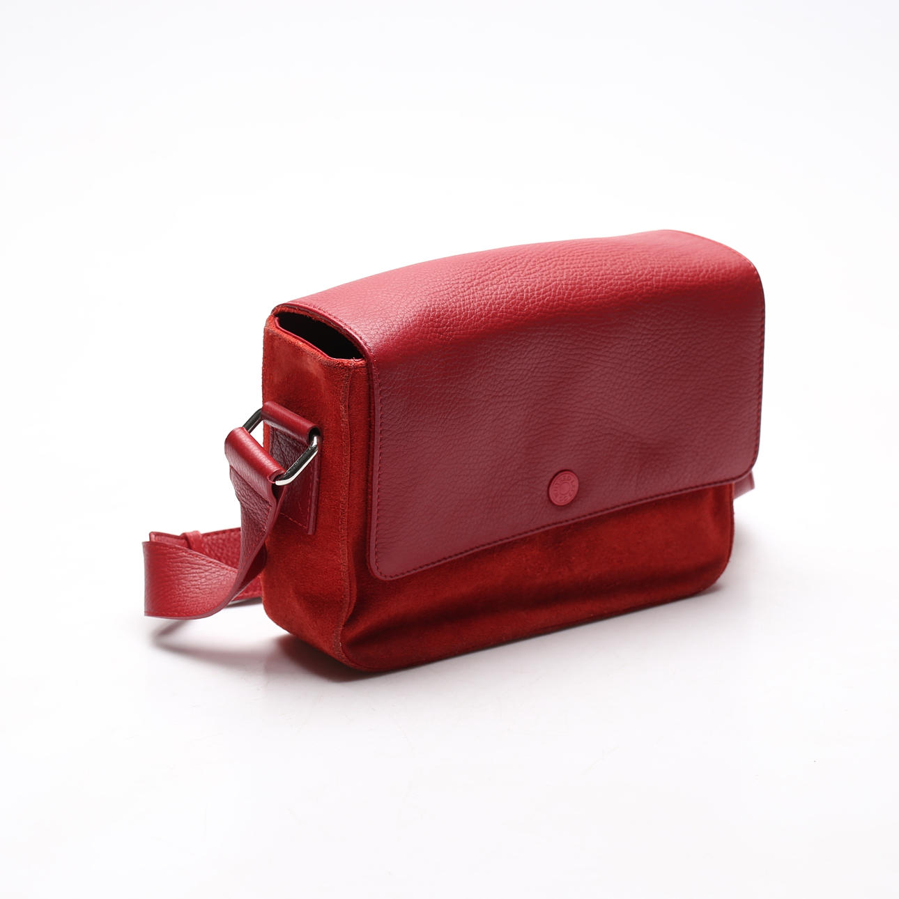 Bag, so-called “camera bag”, leather and suede, Whyred.