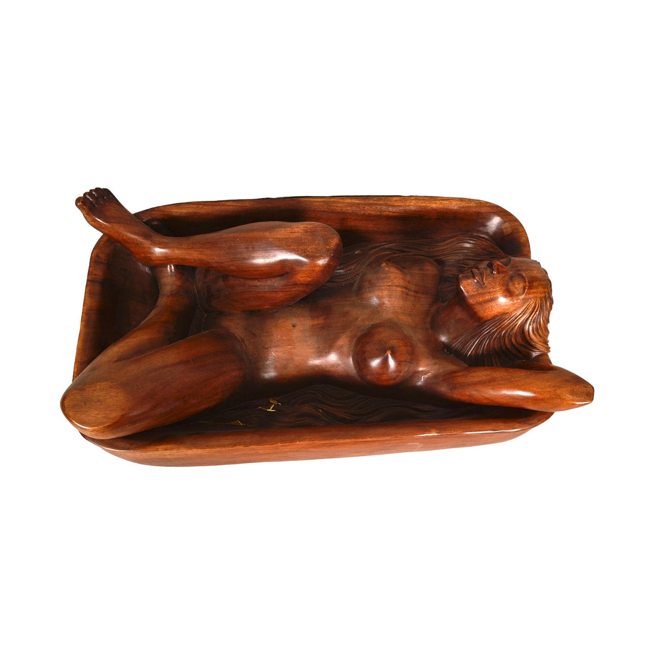 BORDSUNDERREDE/SKULPTUR, trä, 1900-tal.