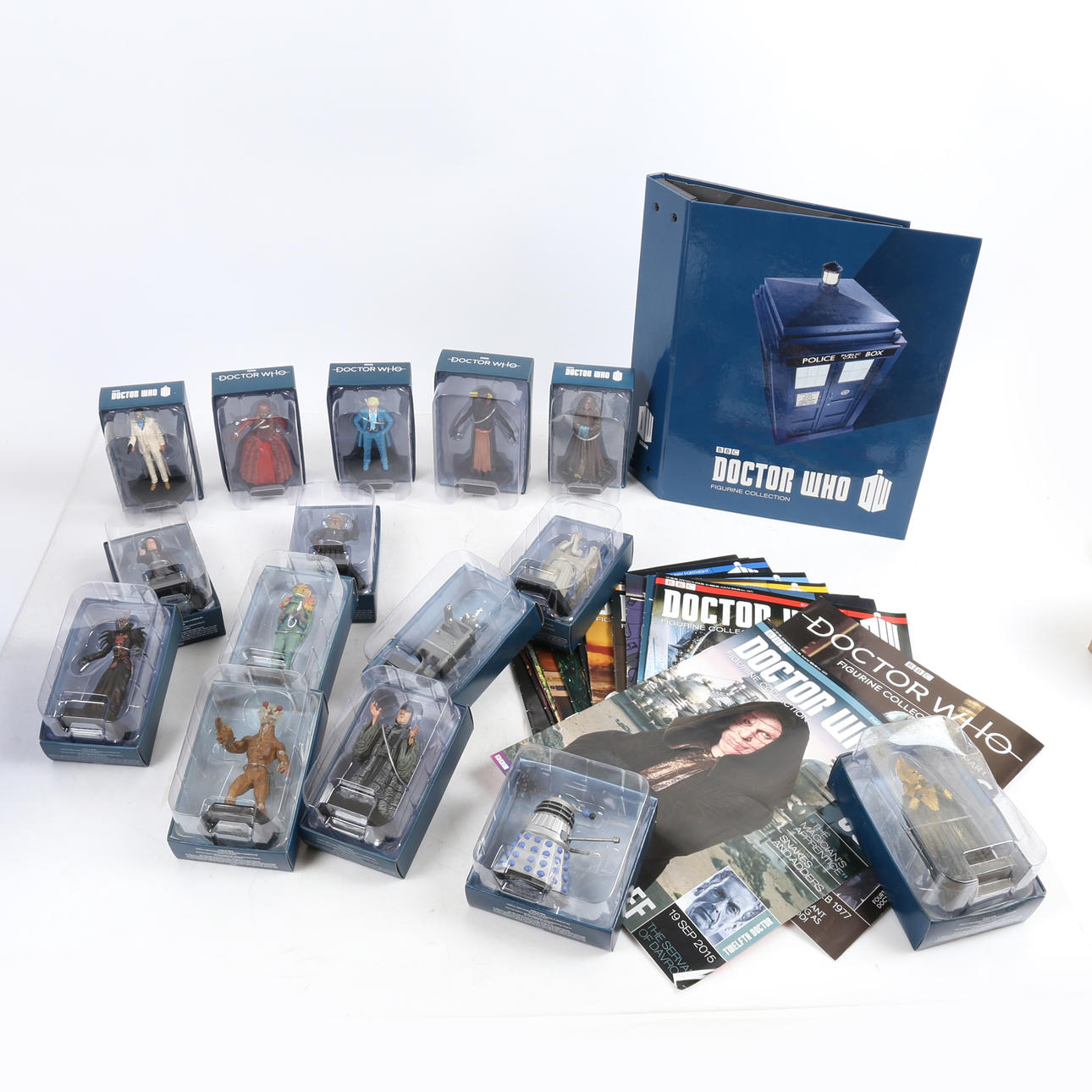 DOCTOR WHO. EAGLEMOSS FIGURINE COLLECTION (15).