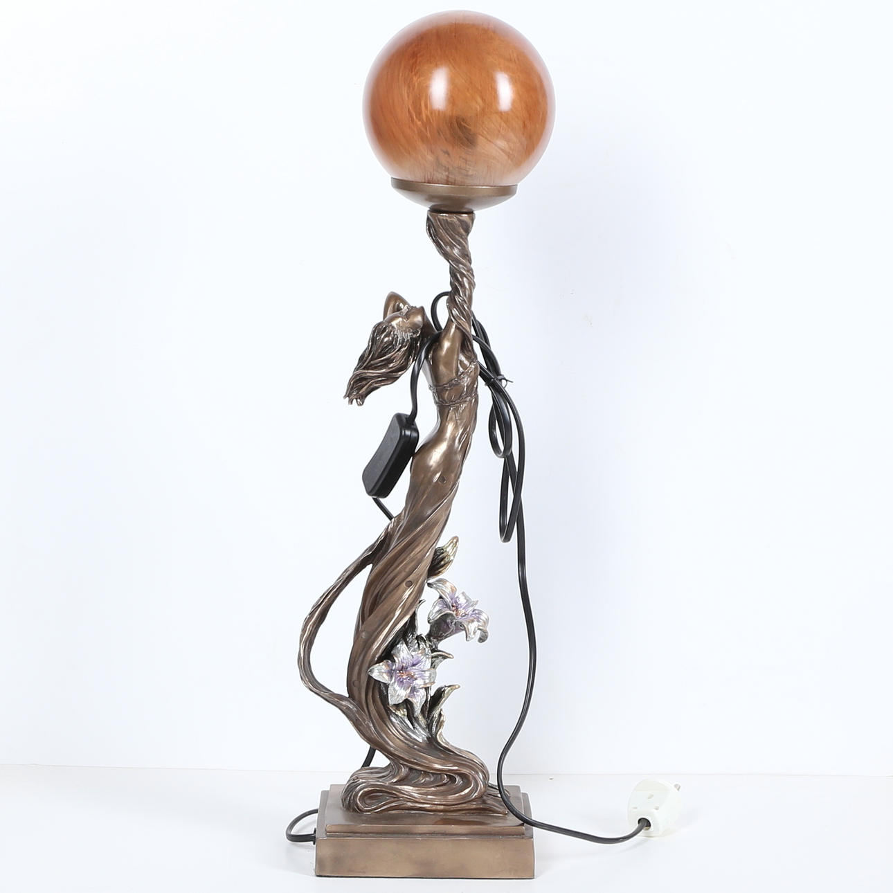 BORDSLAMPA, Art Deco-stil, konstmassa/glas, sent 1900-tal/samtida.