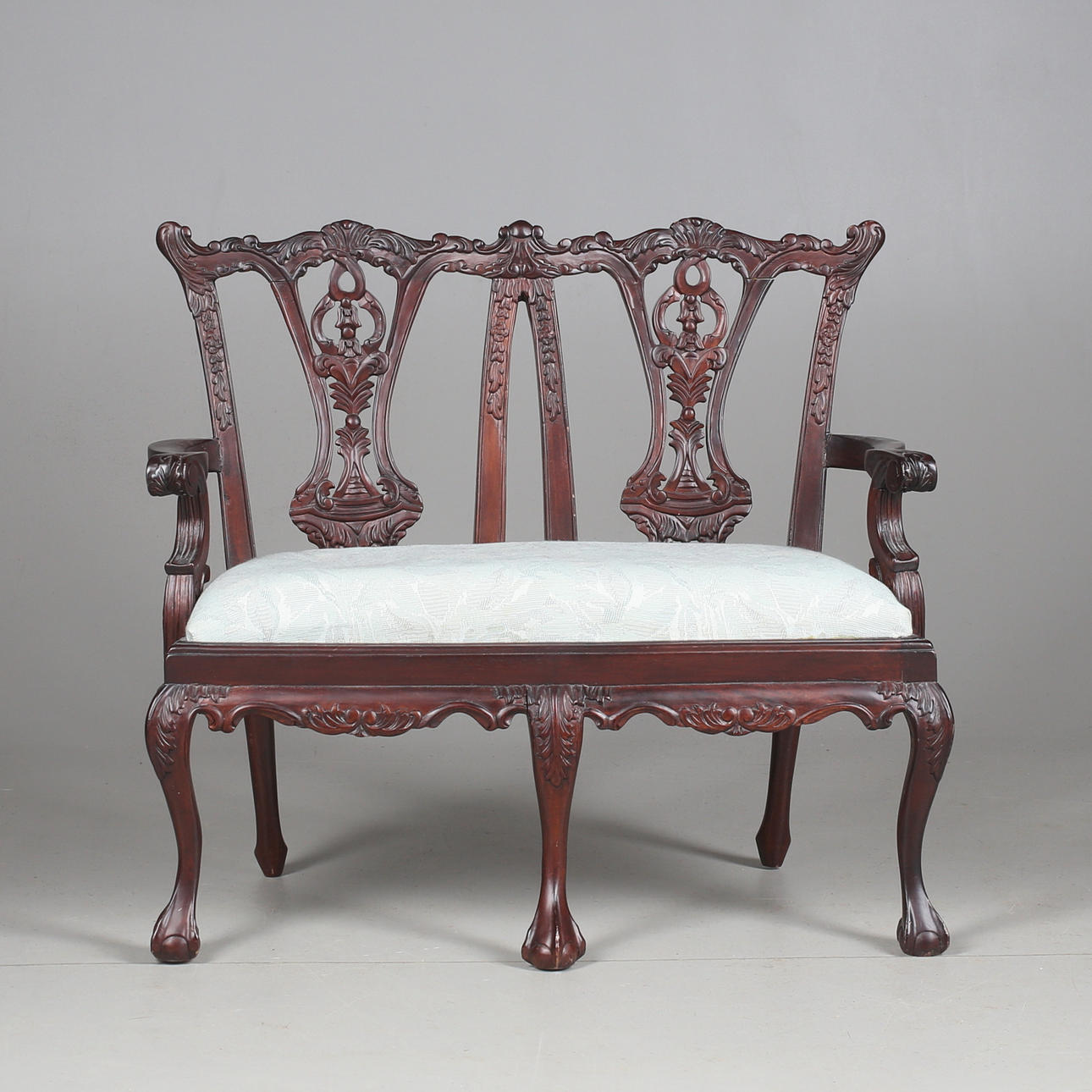 MINIATYRSOFFA, trä, sent 1900-tal.