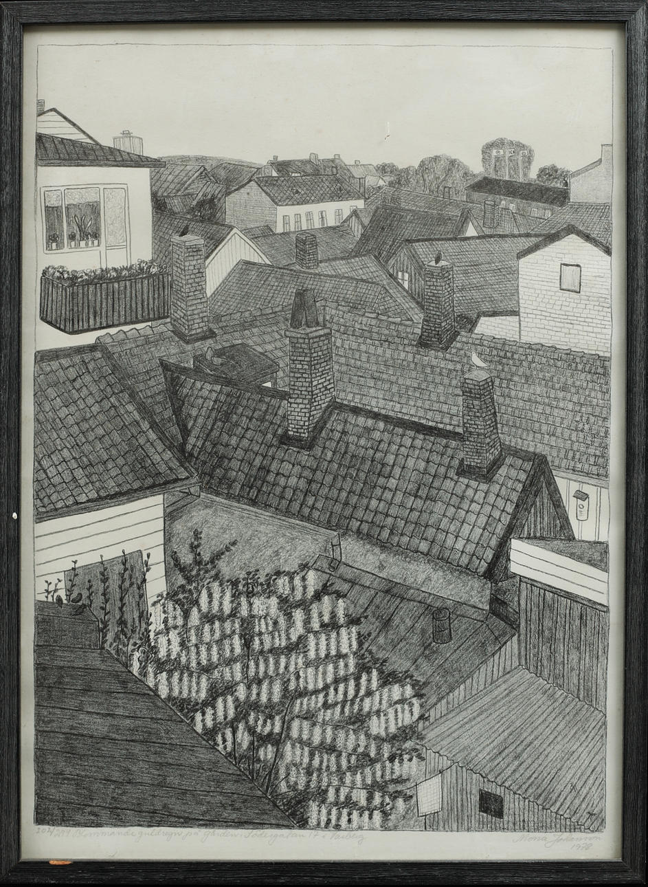 MONA JOHANSSON. Lithographs, 5, signed and numbered. Art