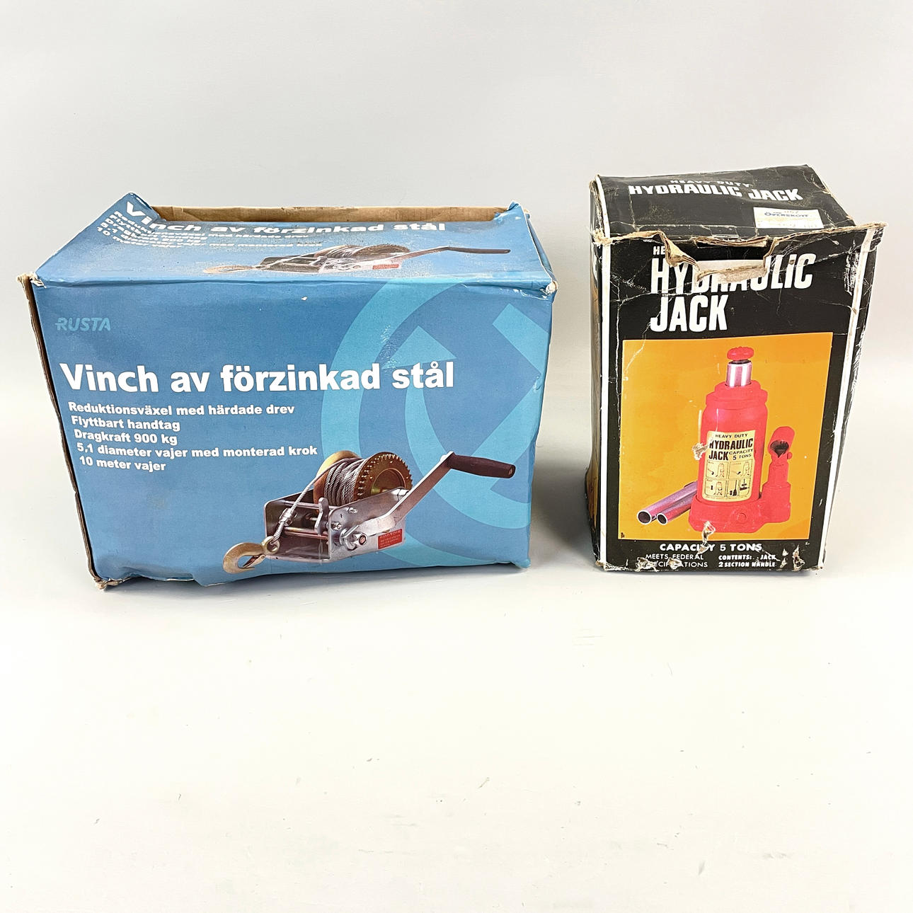 VINCH, HYDRALISK DOMKRAFT.