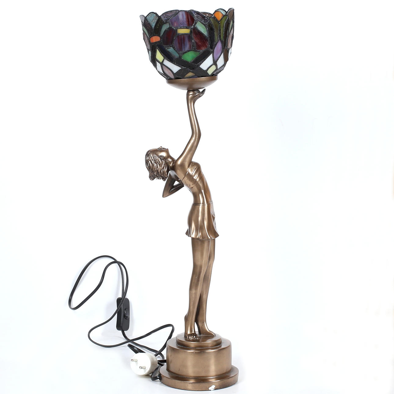 BORDSLAMPA, Art Deco-stil, konstmassa/plast, sent 1900-tal/samtida.