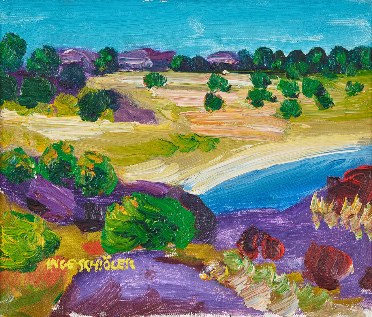 INGE SCHIÖLER. „Landschaft“.