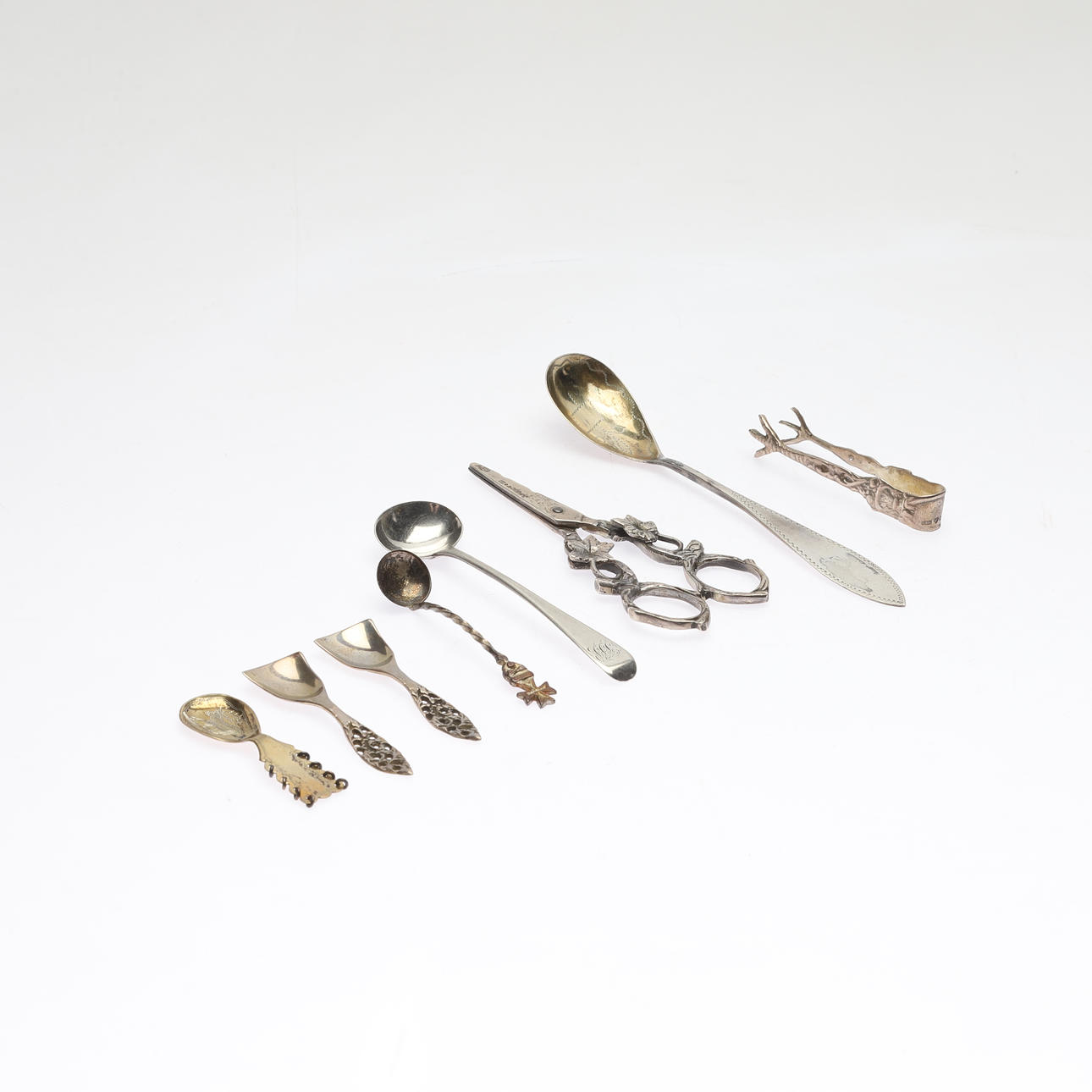 SILVERBESTICK, 10 delar, 1900-tal.