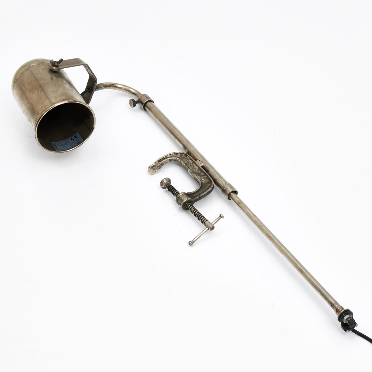 DESK LAMP, industrial style, contemporary, adjustable height.