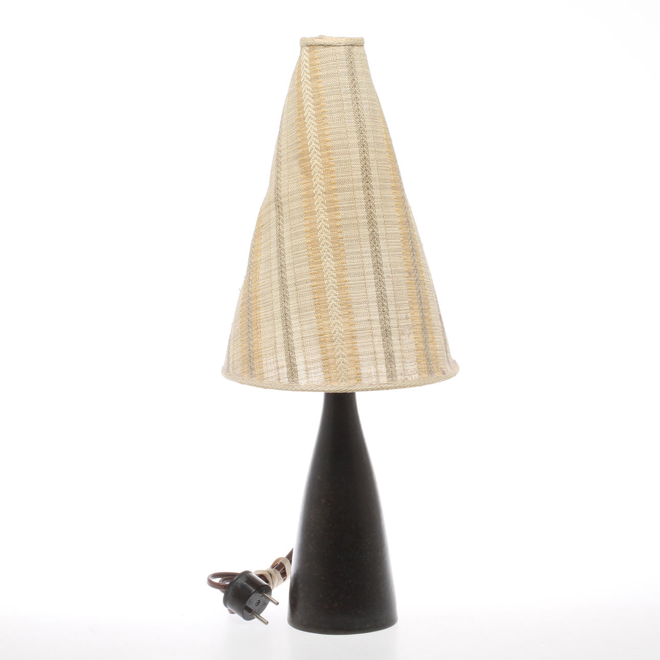 BORDSLAMPA, stengods, Inger och Erich Triller, Tobo.