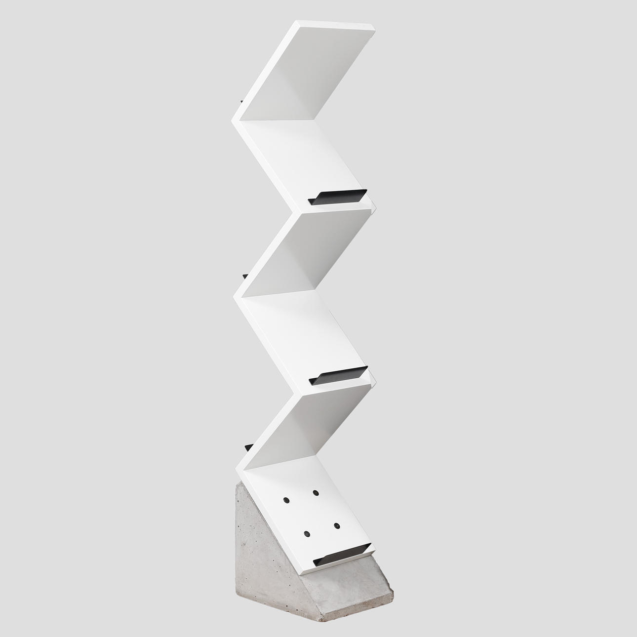 JONAS BOHLIN. Magazine shelf, “Zinc”.