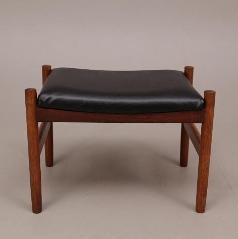 PALL, trä och svart galon, Spottrup - Danmark.