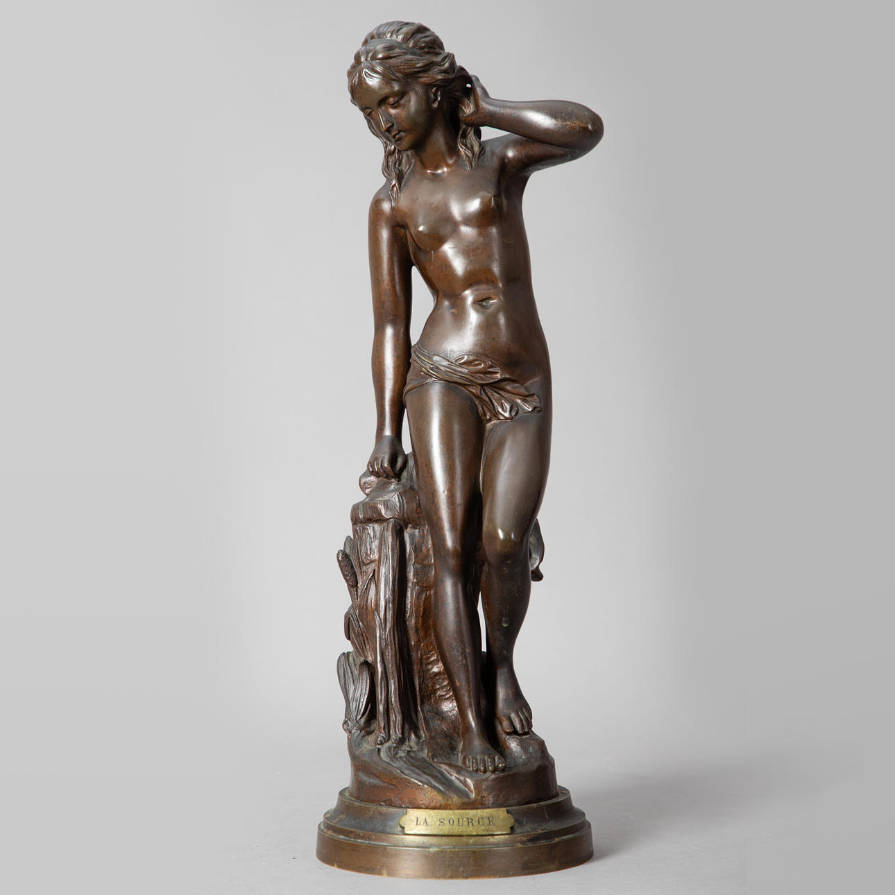 KÜNSTLER DES 19. JAHRHUNDERTS. Källnymf 'La Source'.