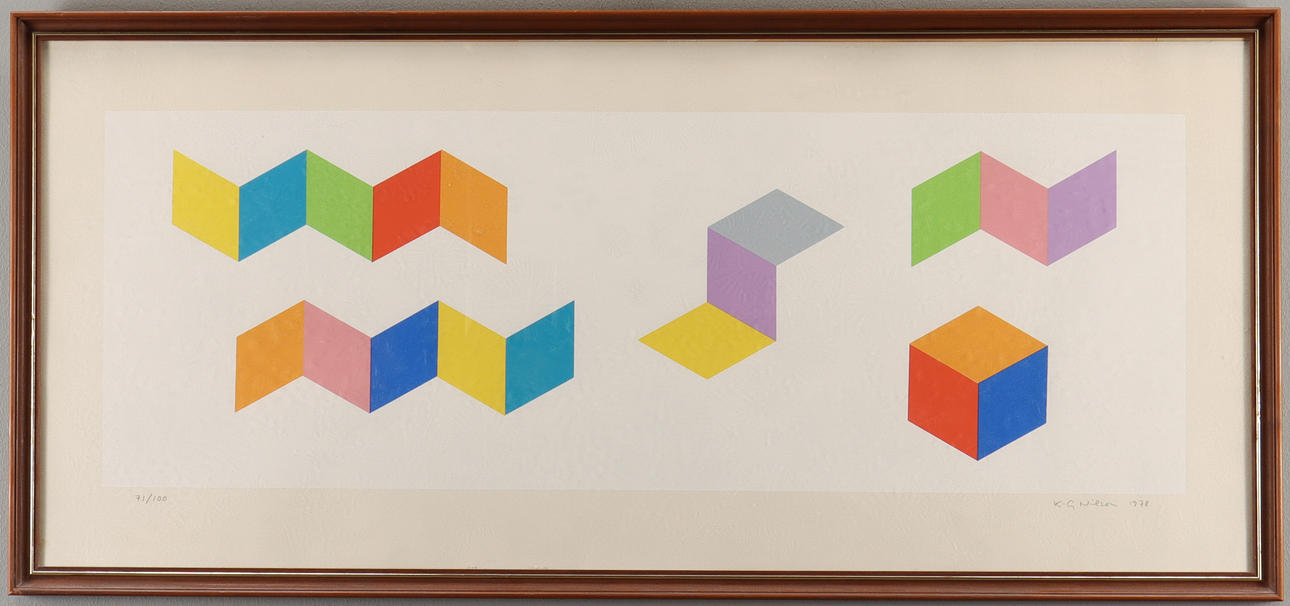 KG (KARL GUSTAF) NILSON. Geometric composition.