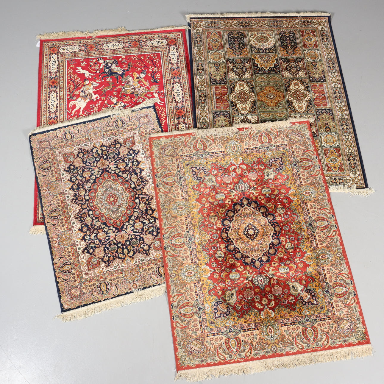 MATTOR, 4 st, maskinvävda.