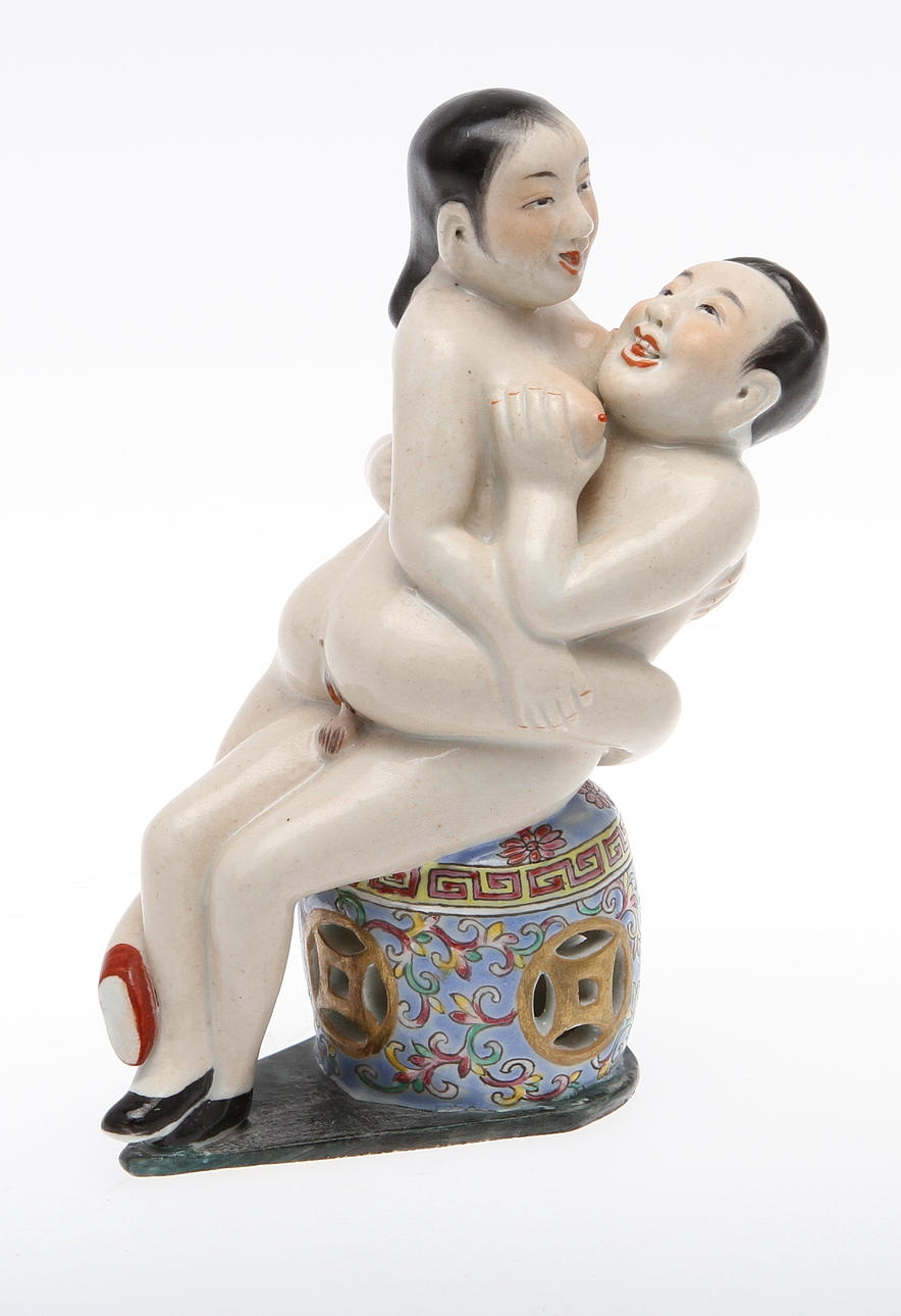 FIGURIN, porslin, Kina, 1900-tal.