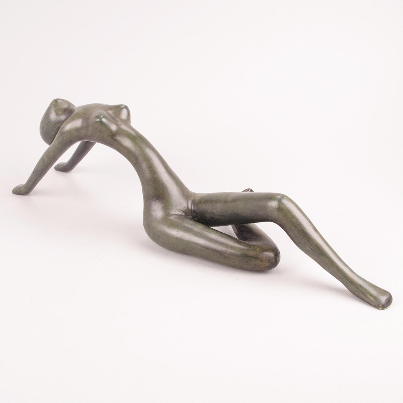 SKULPTUR, kvinna, brons, modern design.