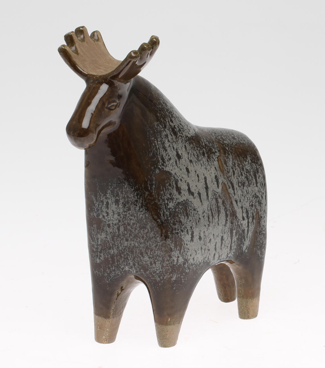 FIGURIN, Älg, stengods, Lisa Larson.