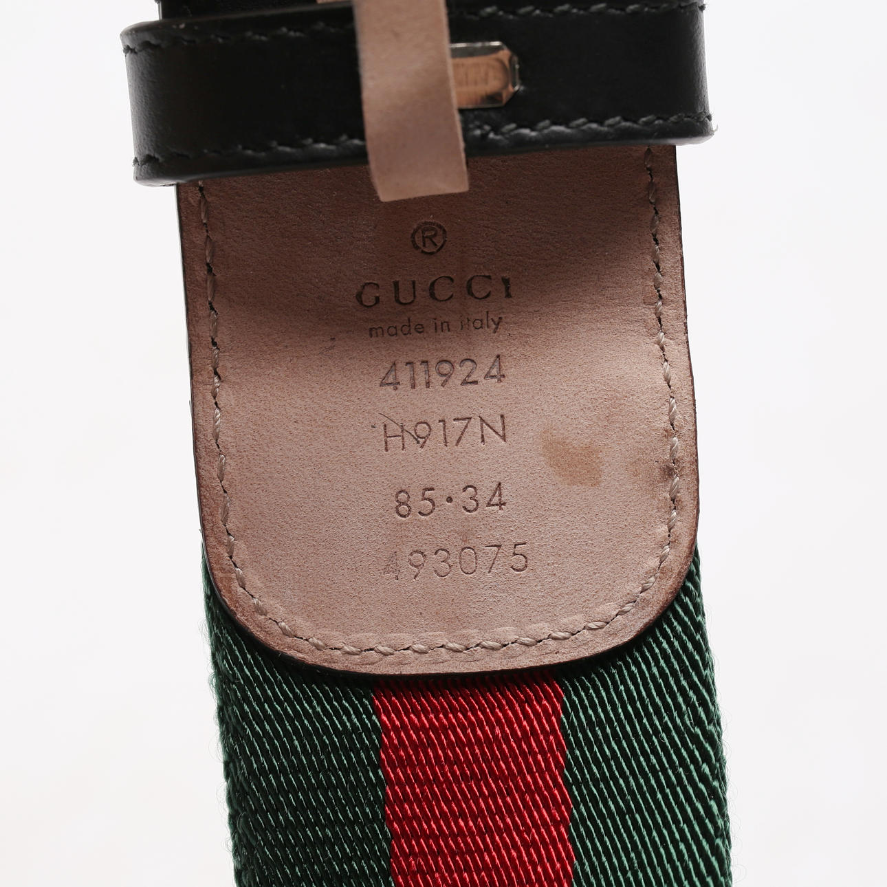 GUCCI. Belt. leather, metal and textile, Italy, contemporary  display picture 3