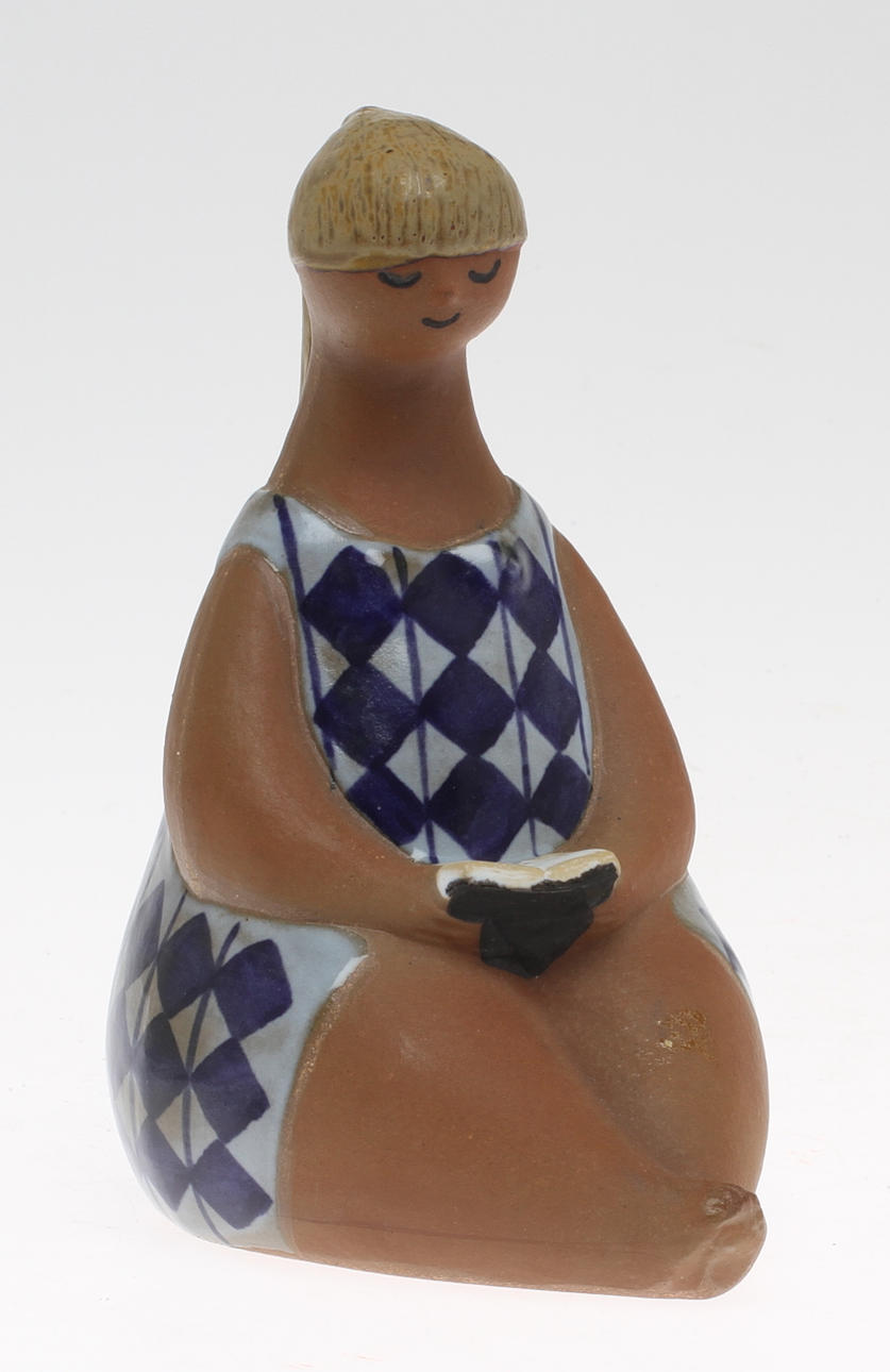 FIGURIN, Amalia, stengods, Lisa Larson.