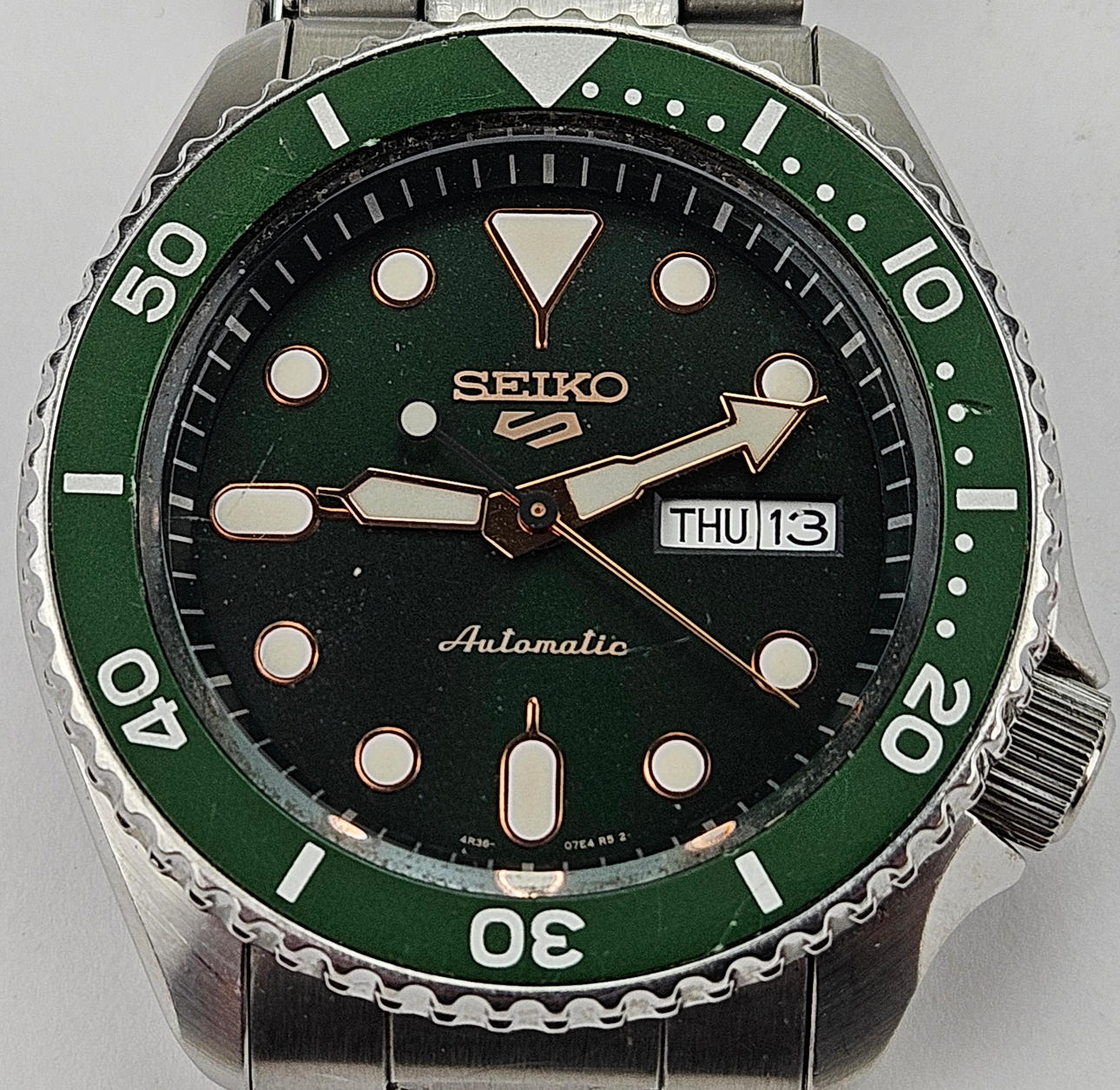 SEIKO. Men's wristwatch, steel, Automatic.