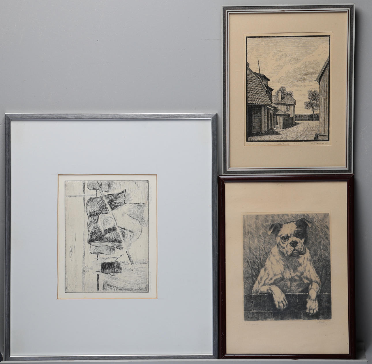 GRAFISKA TRYCK, 3 ST.