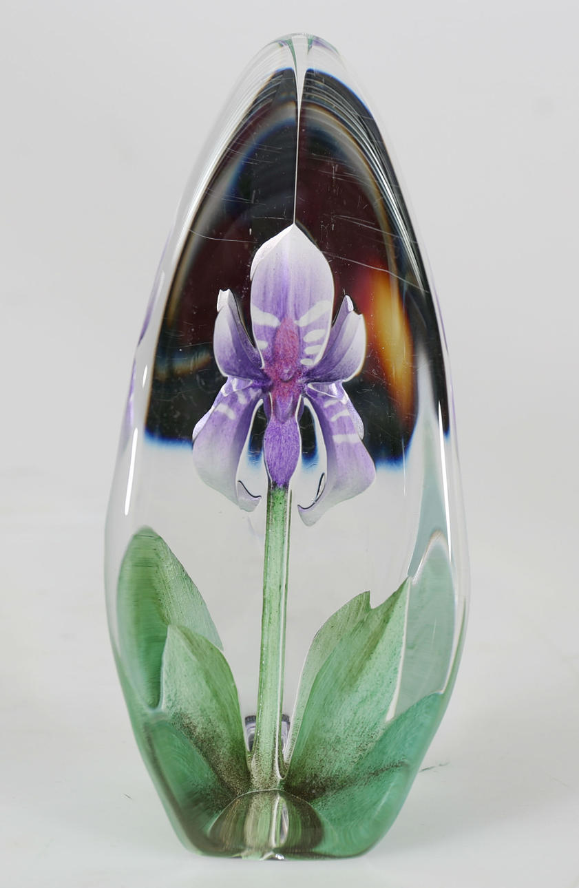 MATS JONASSON. Skulptur, glas, Målerås.