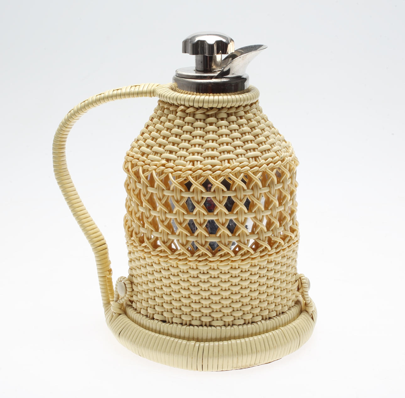 TV-KANNA, stål samt plast, June Jönköpings Vacuumindustri, 1950/60-tal.