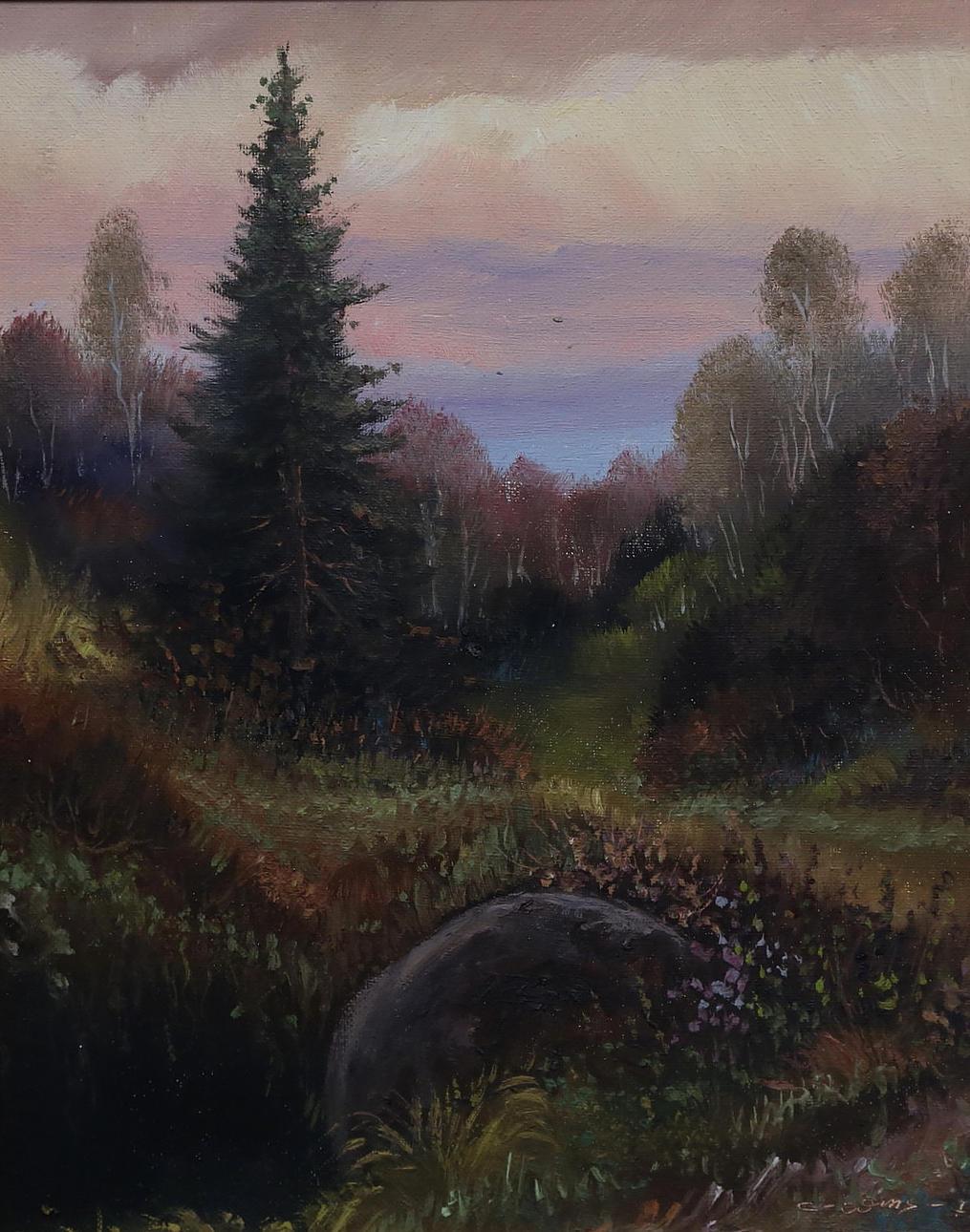 CORNELIS OOMS. Oil on canvas, signed and dated.