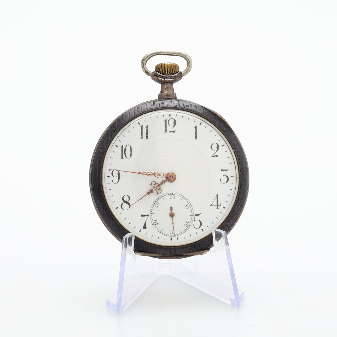 POCKET WATCH, silver, total weight 68,4 grams.