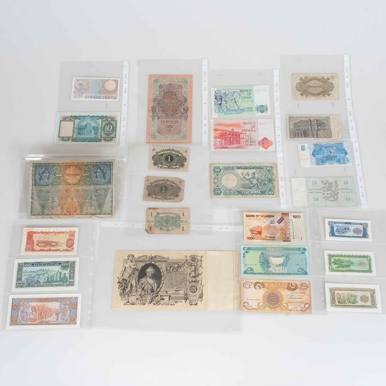 Foreign banknotes in orange binder. Coins, Medals & Stamps - Coins ...