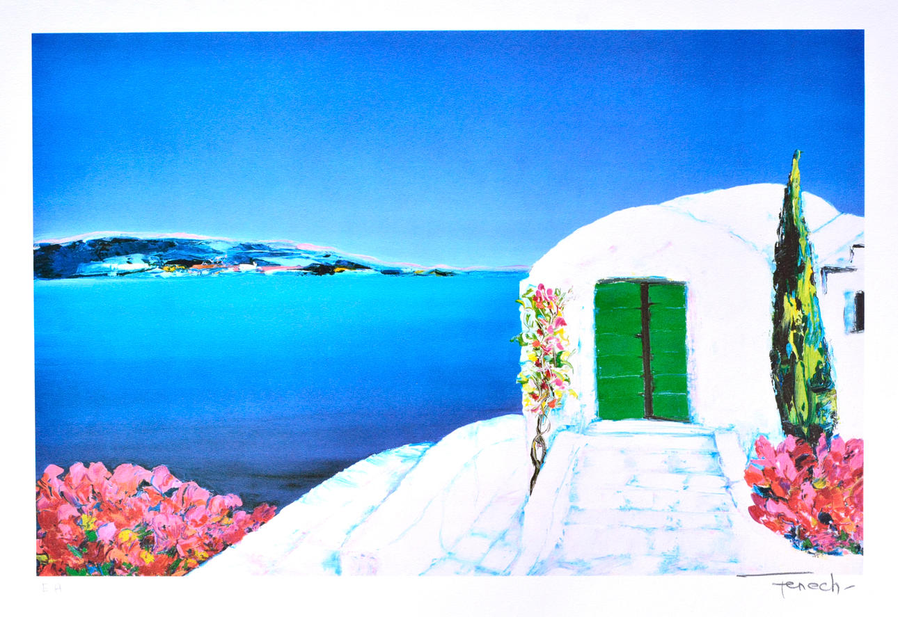 SERGE FENECH. Farvelitografi.