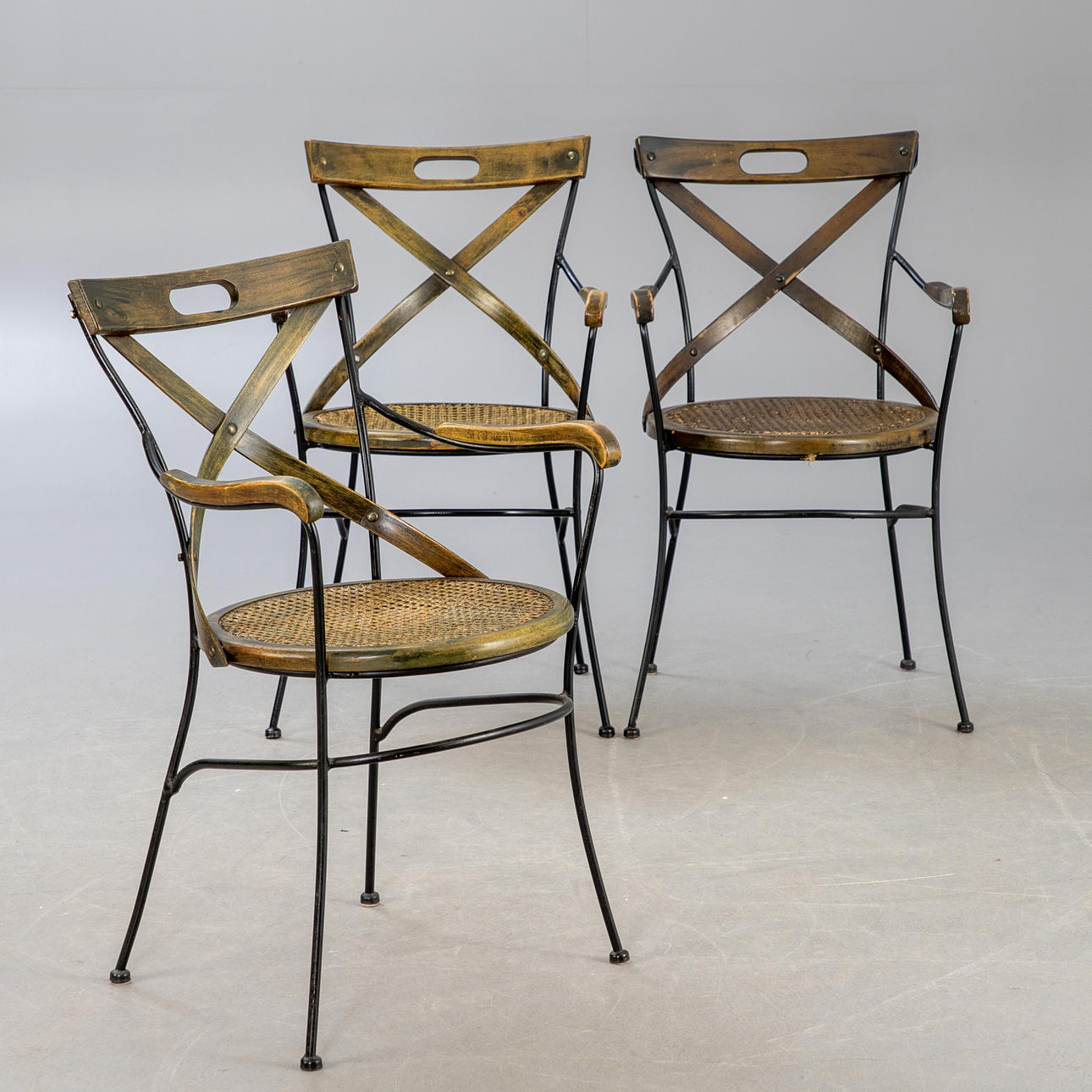 3 Armlehnstühle von Rahaus (3).