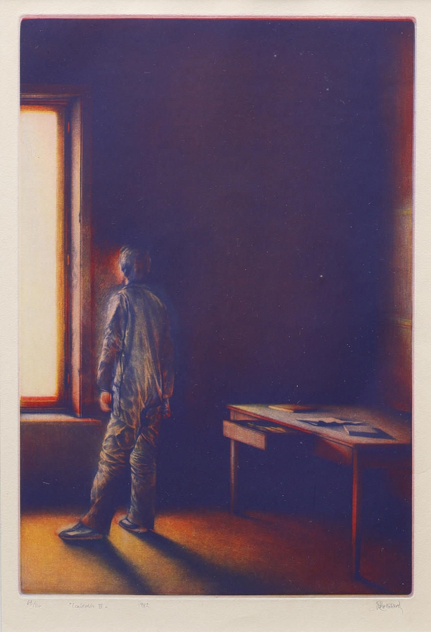 MAURICE PASTERNAK, colour etching, “Contraste III”, numbered 68/110, dated 1982, signed.