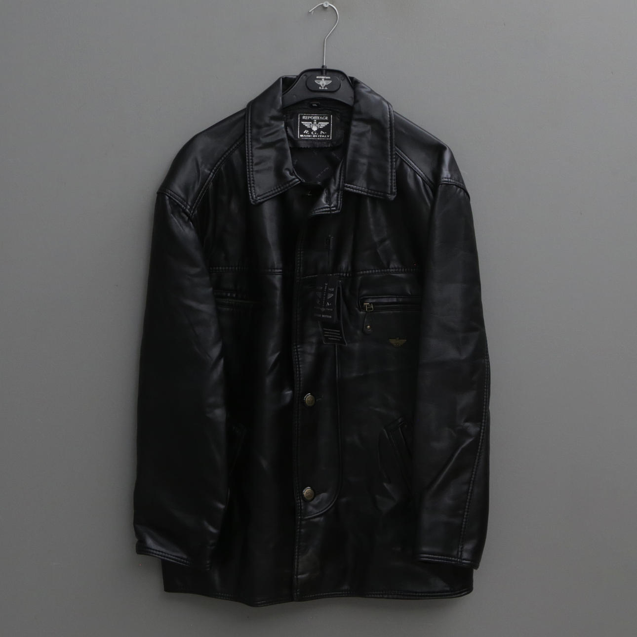 LEATHER JACKET, RGA, Italy.