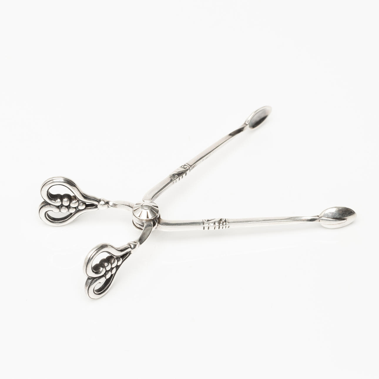 GEORG JENSEN. Sugar tongs, silver (1915-1932).