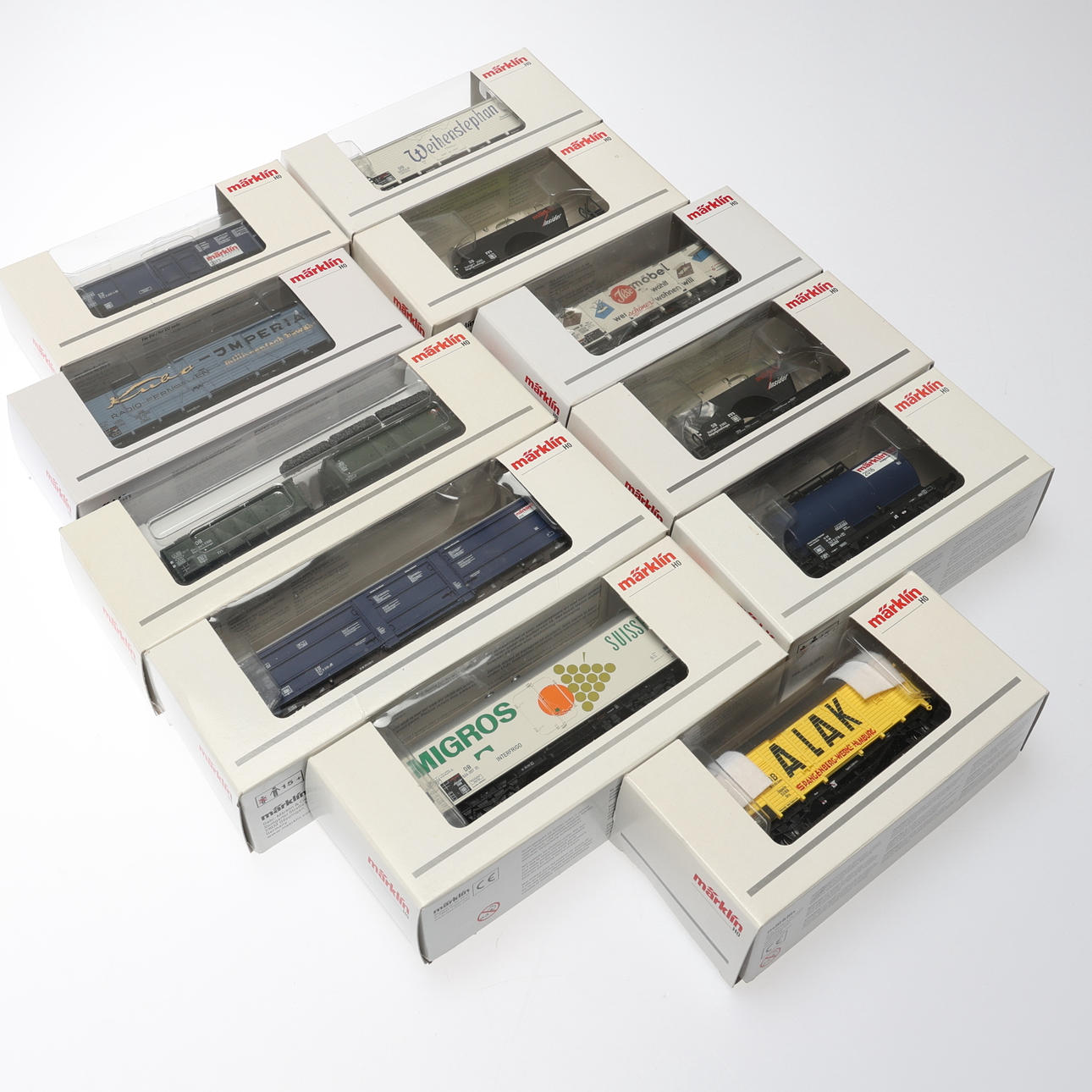 MÄRKLIN. Specialvagnar, 11 st.