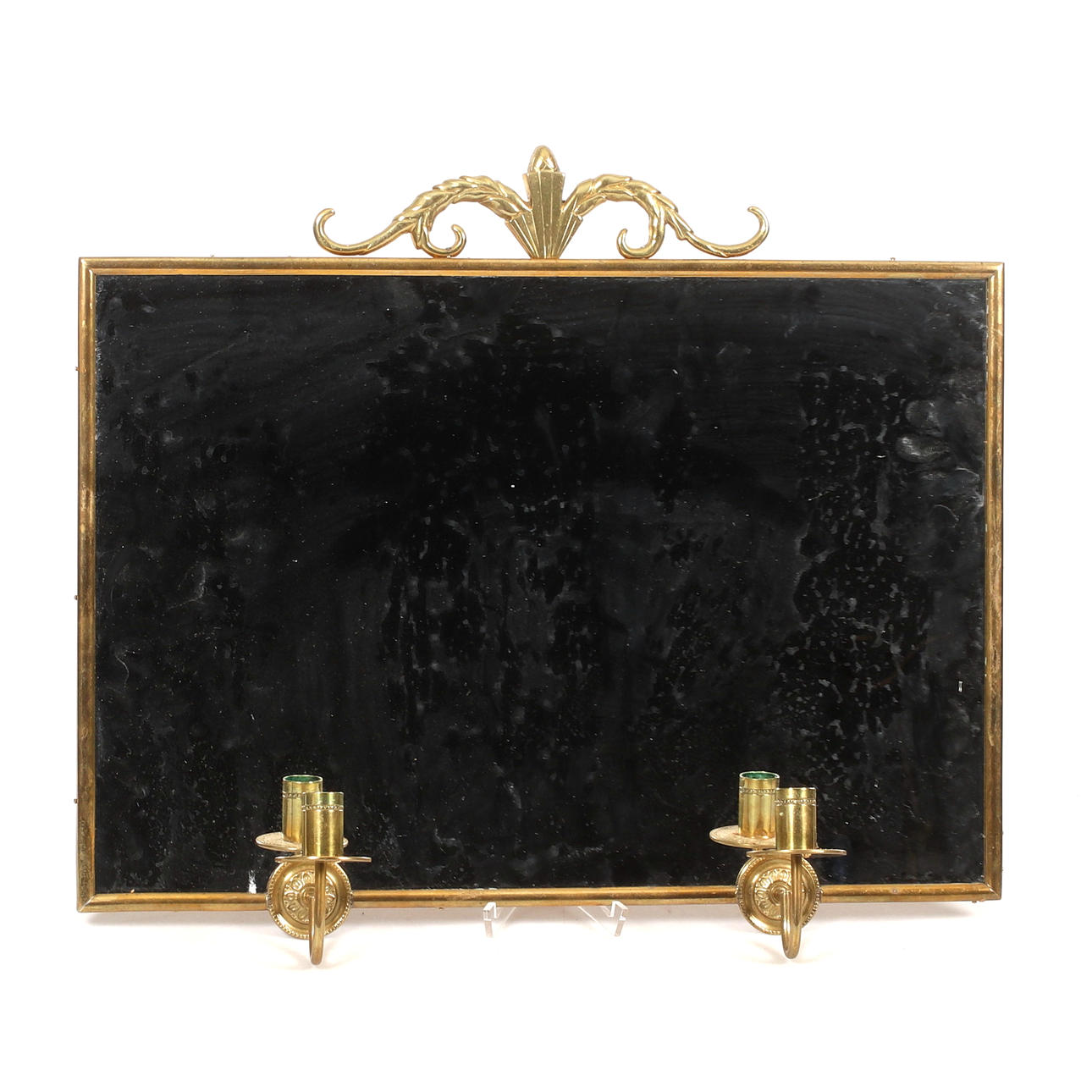 SPEGELLAMPETT, mässing, 1930-tal.