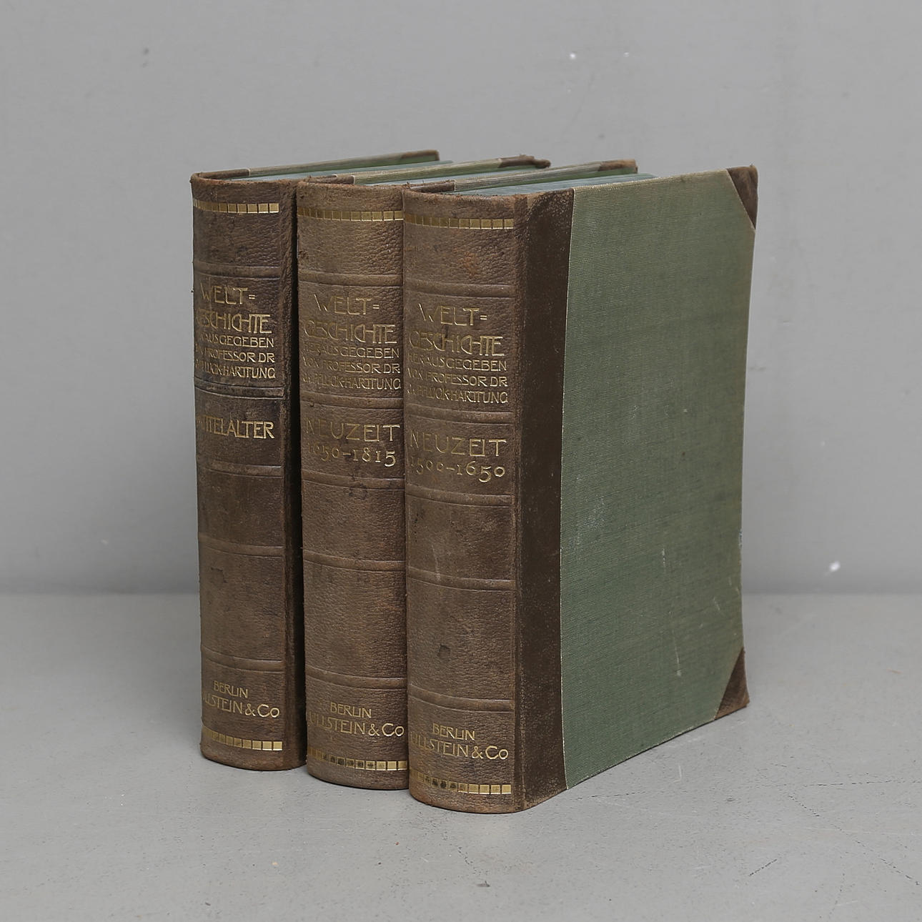 BÖCKER, 3 band, Tyskland, Weltgeschichte, Von professor dr Jv Pflugk-Harttung, 1900-talets början.